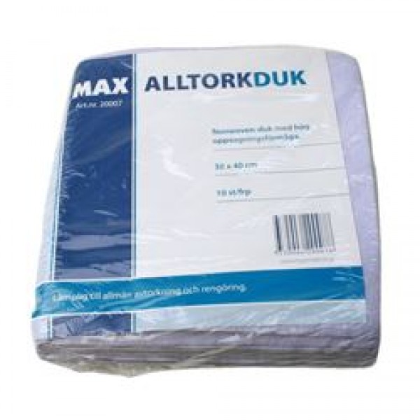 Alltorkduk Max Blå 10-pack