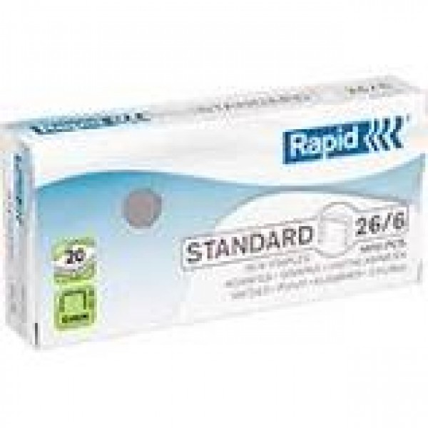 Häftklammer Rapid 26/6 Standard 