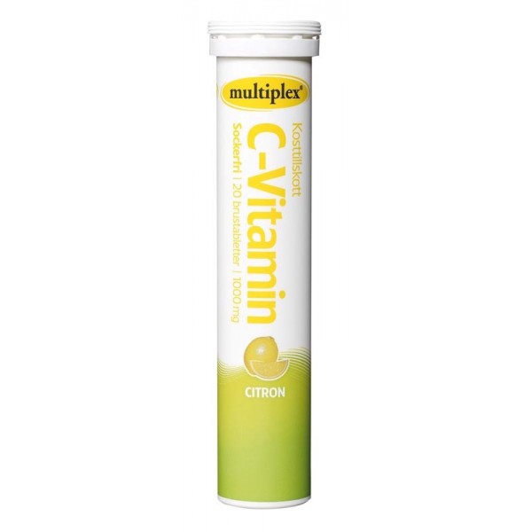 Multiplex C-vitamin Citron 20st/rör